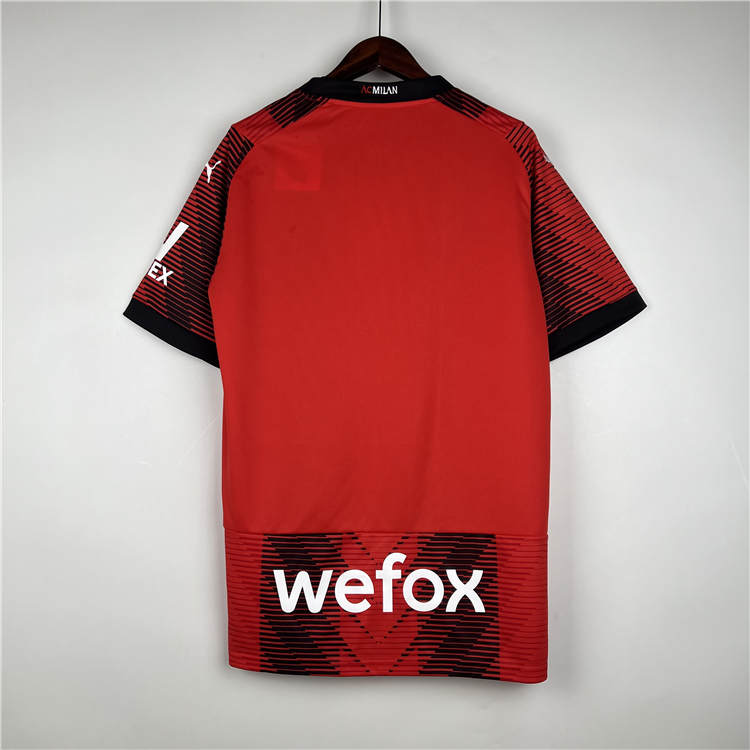 AC Milan 23/24 Home Red Soccer Jersey Football Shirt - Click Image to Close